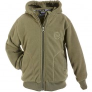 Preisvergleich für Oberteile: Fleecejacke mit Kapuze Fleecejacken Kinder oliv Gr. 98  Kleinkinder