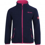 Preisvergleich für Oberteile: Fleecejacke OPPDAL XT  blau/rot Gr. 164 Mädchen Kinder