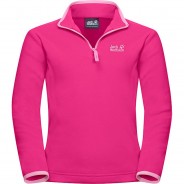 Preisvergleich für Oberteile: Fleecepullover GECKO Mädchen (recycelt) rosa/lila Gr. 104  Kleinkinder