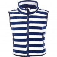 Preisvergleich für Jacken & Outdoorkleidung: Fleeceweste Kinder Fleecewesten Kinder blau/weiß Gr. 98  Kleinkinder