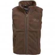 Preisvergleich für Jacken & Outdoorkleidung: Fleeceweste Kinder Fleecewesten Kinder braun Gr. 116  Kinder