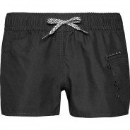 Preisvergleich für Bademode: FOUKE JR  -   Beachshort Badeshorts  schwarz Gr. 152 Mädchen Kinder