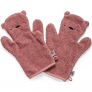 Preisvergleich für Heimtextilien: Frottee-Badhandschuh-Set, Milo, blossom pink