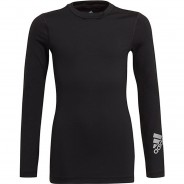 Preisvergleich für Oberteile: Funktionsshirt AR TECHFIT LS  schwarz Gr. 164 Jungen Kinder