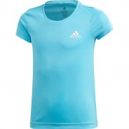 Preisvergleich für Oberteile: Funktionsshirt TR EQ  (recycelt) hellblau/weiß Gr. 116 Mädchen Kinder