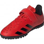 Preisvergleich für Schuhe: Fußballschuhe PREDATOR FREAK .4 H&L Jungen schwarz/rot Gr. 38 2/3  Kinder