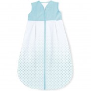 Preisvergleich für Schlafsäcke: Ganzjahres-Schlafsack Running Stars, hellblau, 90 cm