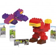 Preisvergleich für Konstruktionsspielzeug: Geschenkbox T-Rex, 36 Steine bunt