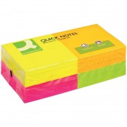 Preisvergleich für Malen & Zeichnen: Haftnotiz Quick Notes, 75x75mm, mehrfarbig, 12x100Bl