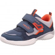 Preisvergleich für Schuhe: Halbschuhe STORM WMS Weite M4  blau/rot Gr. 39 Jungen Kinder