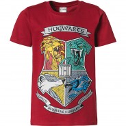 Preisvergleich für Oberteile: Harry Potter Kinder T-Shirt dunkelrot Gr. 140/146