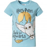 Preisvergleich für Oberteile: Harry Potter T-Shirt  hellblau Gr. 152/158 Mädchen Kinder