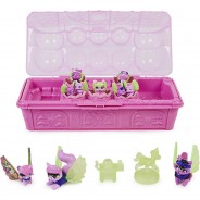 Preisvergleich für Sammel & Spielfiguren: Hatchimals Rainbowcation Eierkarton mit Wolf-Familie, Spielset mit 10 CollEGGtibles-Figuren und 2 Zubehörteilen