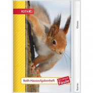 Preisvergleich für Schulbedarf: Hausaufgabenheft Für clevere Faule Eichhörnchen, A5, 104 Seiten, in Schutzumschlag