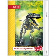 Preisvergleich für Schulbedarf: Hausaufgabenheft Für clevere Faule Robo-Rex, A5, 104 Seiten, in Schutzumschlag
