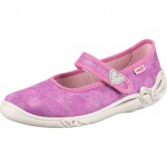 Preisvergleich für Schuhe: Hausschuhe BELINDA WMS Weite M3  rosa Gr. 27 Mädchen Kleinkinder