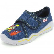 Preisvergleich für Schuhe: Hausschuhe BENNY  blau Gr. 33 Jungen Kinder
