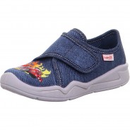 Preisvergleich für Schuhe: Hausschuhe BENNY WMS Weite M3  denim Gr. 33 Jungen Kinder