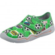 Preisvergleich für Schuhe: Hausschuhe BENNY WMS Weite M3  grün Gr. 31 Jungen Kinder