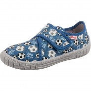 Preisvergleich für Schuhe: Hausschuhe BILL WMS Weite M4  blau Modell 1 Gr. 27 Jungen Kleinkinder