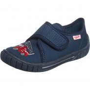 Preisvergleich für Schuhe: Hausschuhe BILL WMS Weite M4 , Fahrzeuge dunkelblau Gr. 30 Jungen Kinder