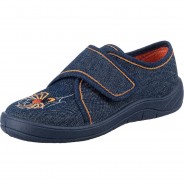 Preisvergleich für Schuhe: Hausschuhe  blau/grau Gr. 30 Jungen Kinder
