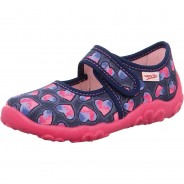Preisvergleich für Schuhe: Hausschuhe BONNY , Liebe blau Gr. 27 Mädchen Kleinkinder