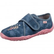 Preisvergleich für Schuhe: Hausschuhe BONNY WMS Weite M4  blau Gr. 25 Mädchen Kleinkinder