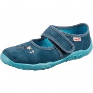 Preisvergleich für Schuhe: Hausschuhe BONNY WMS Weite M4  blau Gr. 27 Mädchen Kleinkinder