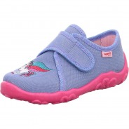 Preisvergleich für Schuhe: Hausschuhe BONNY WMS Weite M4  blau/lila Gr. 34 Mädchen Kinder