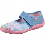 Preisvergleich für Schuhe: Hausschuhe BONNY WMS Weite M4  hellblau/rosa Gr. 25 Mädchen Kleinkinder