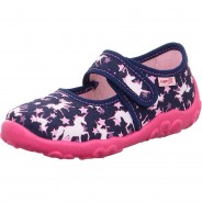 Preisvergleich für Schuhe: Hausschuhe BONNY WMS Weite M4  lila-kombi Gr. 29 Mädchen Kinder