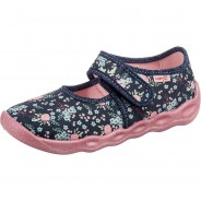 Preisvergleich für Schuhe: Hausschuhe BUBBLE  blau Gr. 33 Mädchen Kinder
