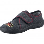 Preisvergleich für Schuhe: Hausschuhe  grau-kombi Gr. 30 Jungen Kinder