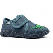 Preisvergleich für Schuhe: Hausschuhe  graublau Gr. 32 Jungen Kinder