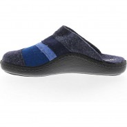Preisvergleich für Schuhe: Hausschuhe Mokasso  blau/grau Gr. 31 Jungen Kinder