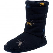 Preisvergleich für Schuhe: Hausschuhe PADABOUT  dunkelblau Gr. 23/24 Jungen Kinder