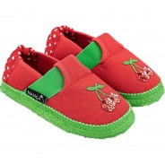 Preisvergleich für Schuhe: Hausschuhe  rot Gr. 25 Mädchen Kleinkinder