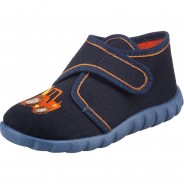 Preisvergleich für Schuhe: Hausschuhe  , Traktor blau Gr. 21 Jungen Kleinkinder