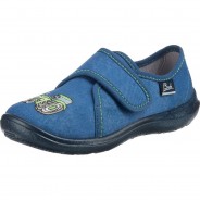Preisvergleich für Schuhe: Hausschuhe Traktor  blau Gr. 29 Jungen Kinder