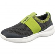 Preisvergleich für Schuhe: Hausschuhe WMS Weite M4  grau/grün Gr. 28 Jungen Kleinkinder