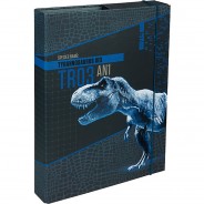Preisvergleich für Schulbedarf: Heftbox A4 Jurassic World schwarz/blau