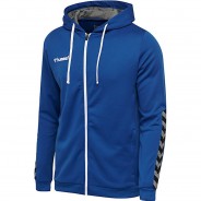 Preisvergleich für Oberteile: hmlAUTHENTIC KIDS POLY ZIP HOODIE Kapuzenpullover Kinder blau Gr. 176  Kinder