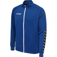 Preisvergleich für Oberteile: hmlAUTHENTIC KIDS POLY ZIP JACKET Sweatjacken Kinder blau Gr. 152  Kinder