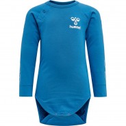 Preisvergleich für Strampler & Spieler: hmlCODY BODY L/S Strampler  blau Gr. 92 Jungen Kinder