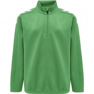 Preisvergleich für Oberteile: hmlCORE XK HALF ZIP POLY SWEAT KIDS Sweatshirts Kinder grün Gr. 116  Kinder