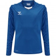 Preisvergleich für Oberteile: hmlCORE XK POLY JERSEY L/S KIDS Langarmshirts Kinder blau Gr. 176  Kinder