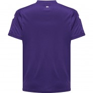 Preisvergleich für Oberteile: hmlCORE XK POLY JERSEY S/S KIDS T-Shirts Kinder aubergine Gr. 152  Kinder