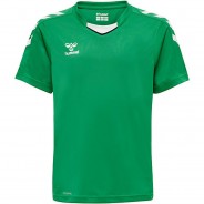Preisvergleich für Oberteile: hmlCORE XK POLY JERSEY S/S KIDS T-Shirts Kinder grün Gr. 164  Kinder