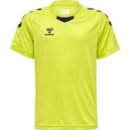 Preisvergleich für Oberteile: hmlCORE XK POLY JERSEY S/S KIDS T-Shirts Kinder lime Gr. 128  Kinder